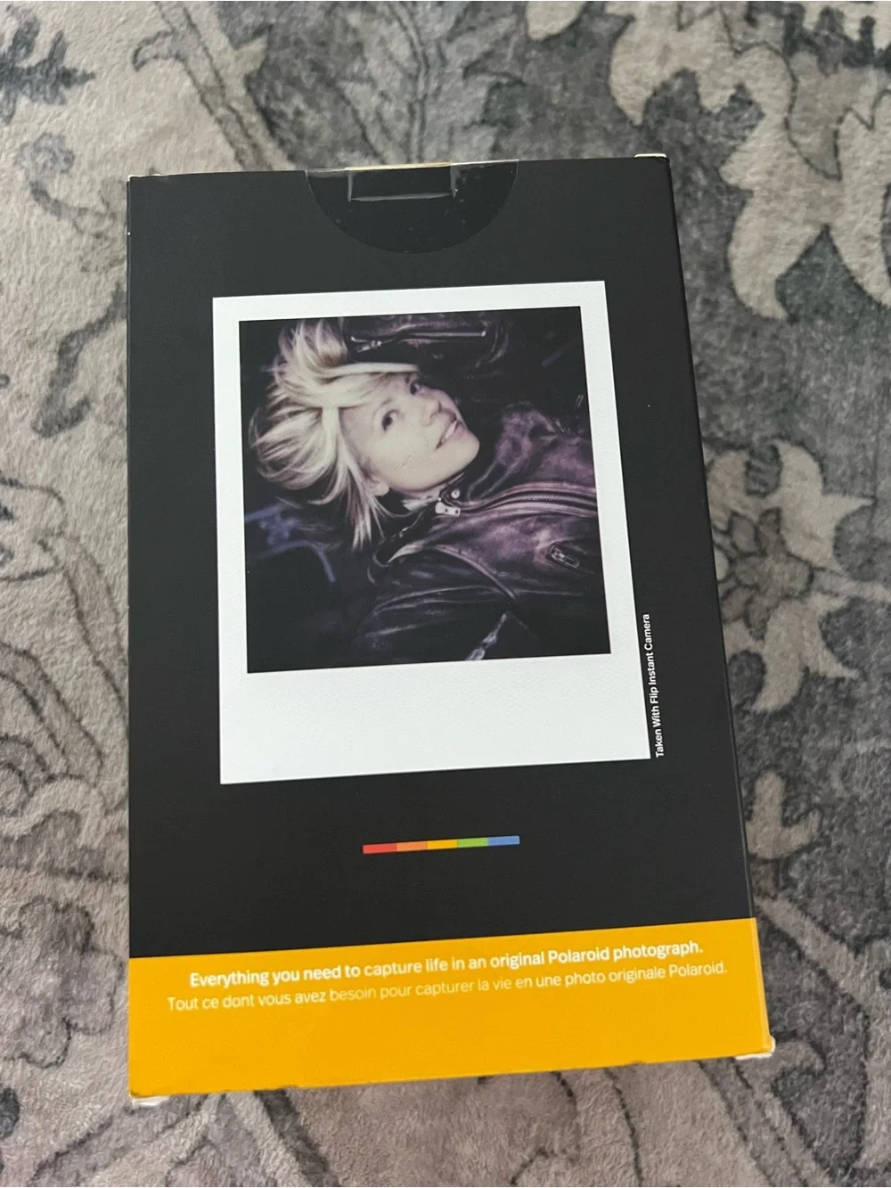 Polaroid Flip Instant Camera in Black - Polaroid + 8 Instant Photos